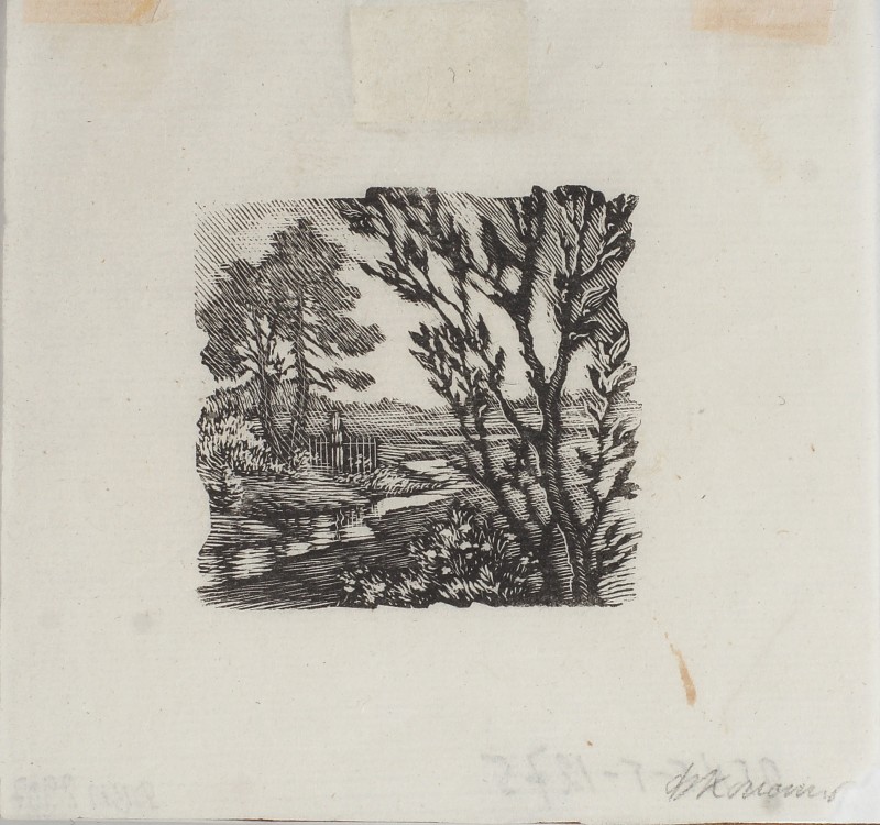 Ілюстрація до роману О. Пушкіна «Євгеній Онєгін». Дерева.