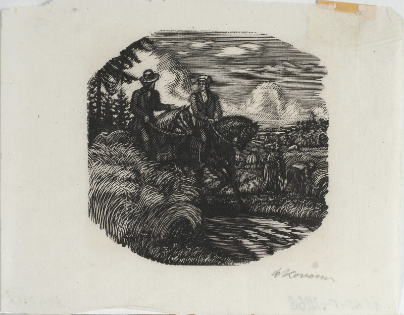 Ілюстрація до роману О. Пушкіна «Євгеній Онєгін». Осінь.