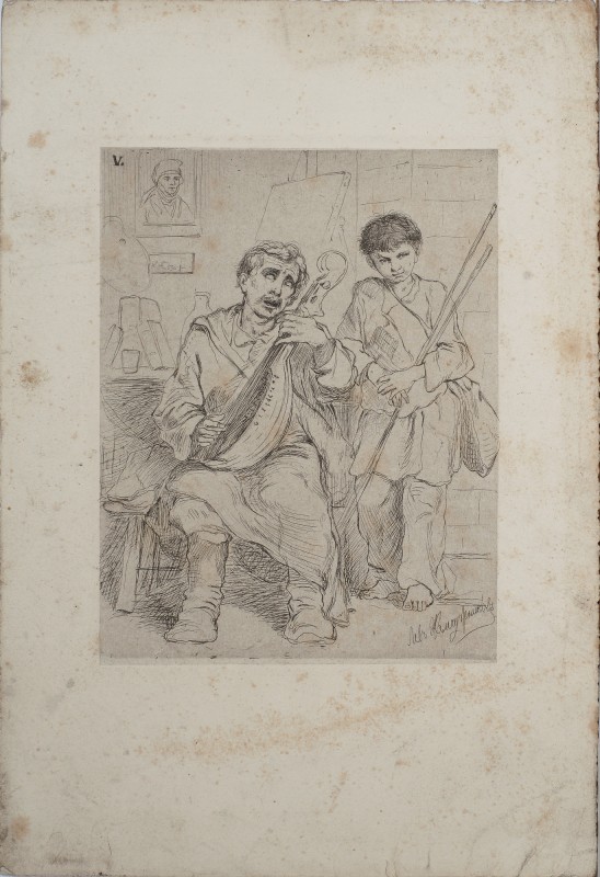 Сліпий бандурист з містечка Седнєва