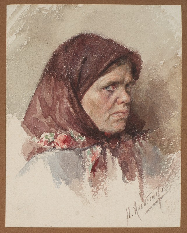 Голова жінки у хустці