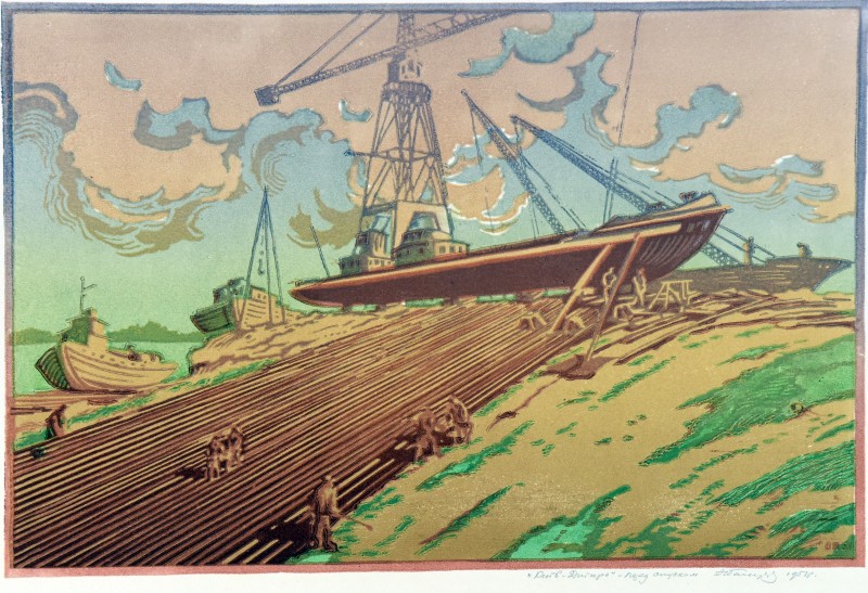 Корма баржі