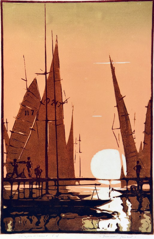 Золотий захід сонця