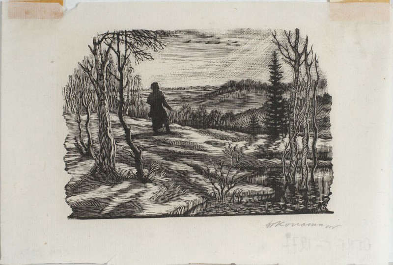 Ілюстрація до роману О. Пушкіна «Євгеній Онєгін». Весна