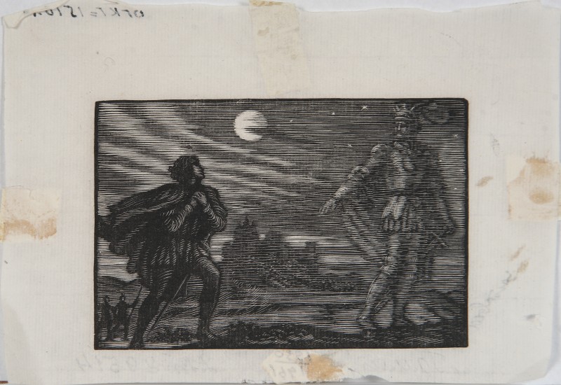 Ілюстрація до трагедії В. Шекспіра «Гамлет». Заставка