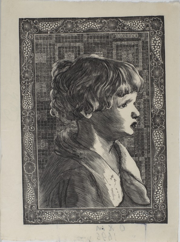 Дівчинка на тлі килимка