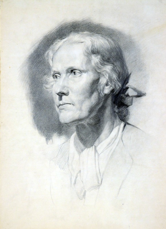 Портретний малюнок. Голова вчительки