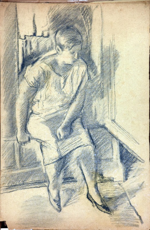 Жінка біля вікна