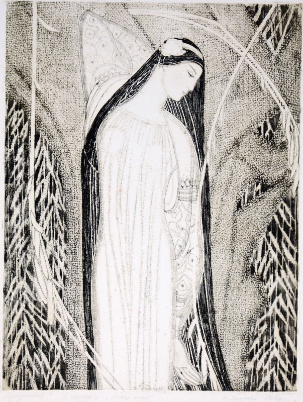 Пробудження. Ілюстрація до драми-феєрії Л. Українки «Лісова пісня»