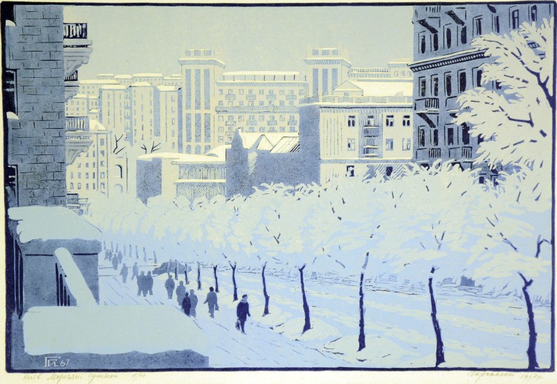 Київ. Морозні сутінки