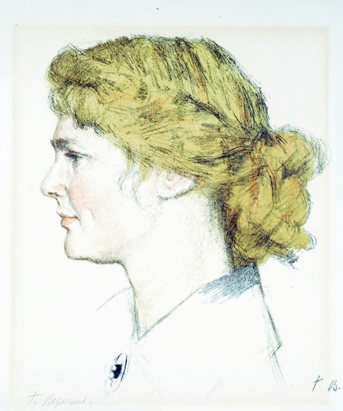 Портрет наукової співробітниці Ермітажу М. Д. Малченко