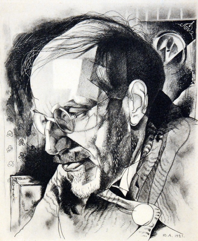 Портрет художника О. Бенуа