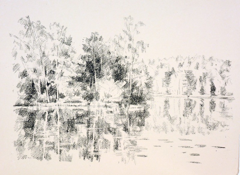 Лісове озеро на Карельськом перешийку