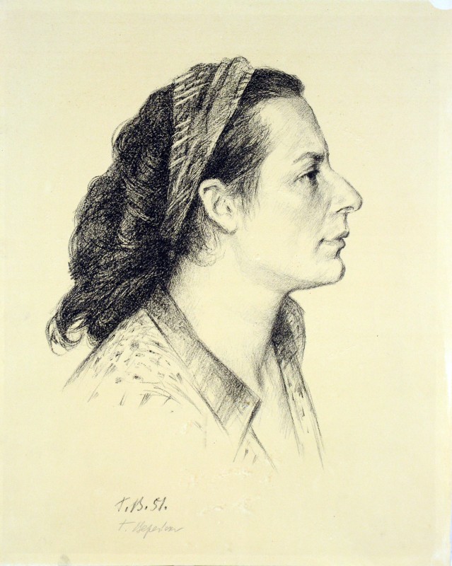 Портрет художниці О. Н. Латаш