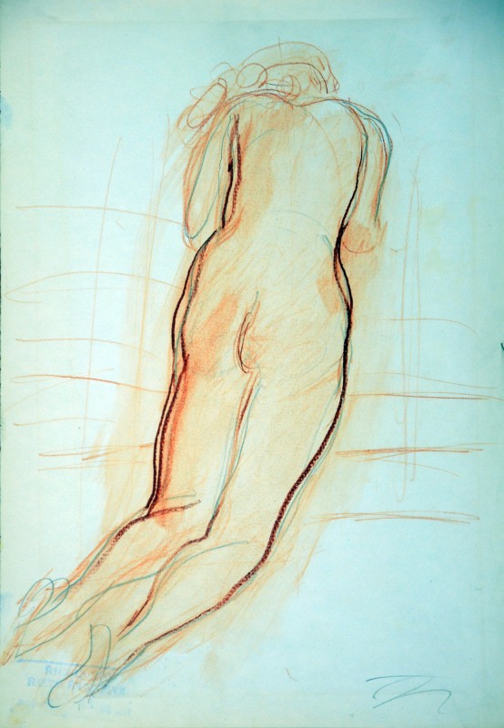 Оголена зі спини