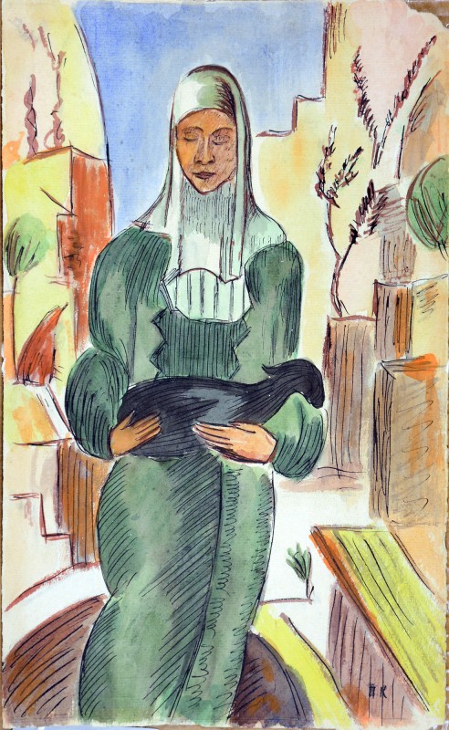 Жінка з ягням