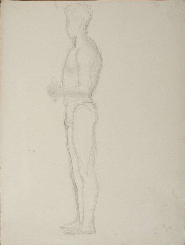 Начерк чоловічої фігури (Серафим Знаменський)