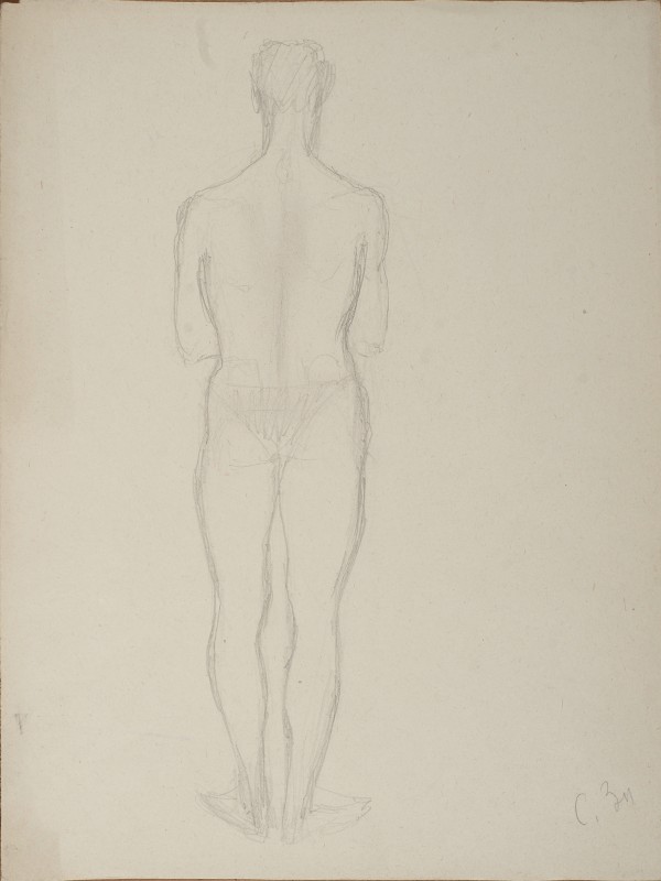 Начерк чоловічої фігури (Серафим Знаменський)