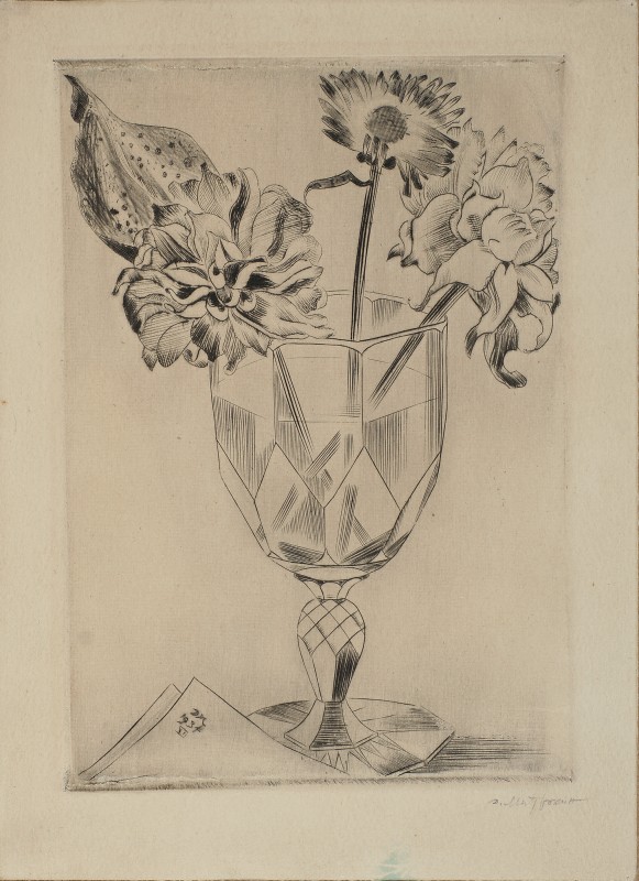 Квіти у бокалі