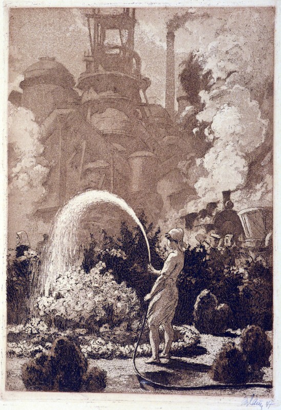 У квітах.Із серії «Відбудова»