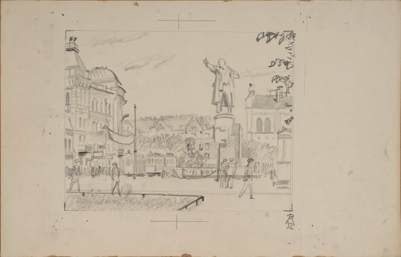 Пам’ятник Леніну перед Фінляндським вокзалом