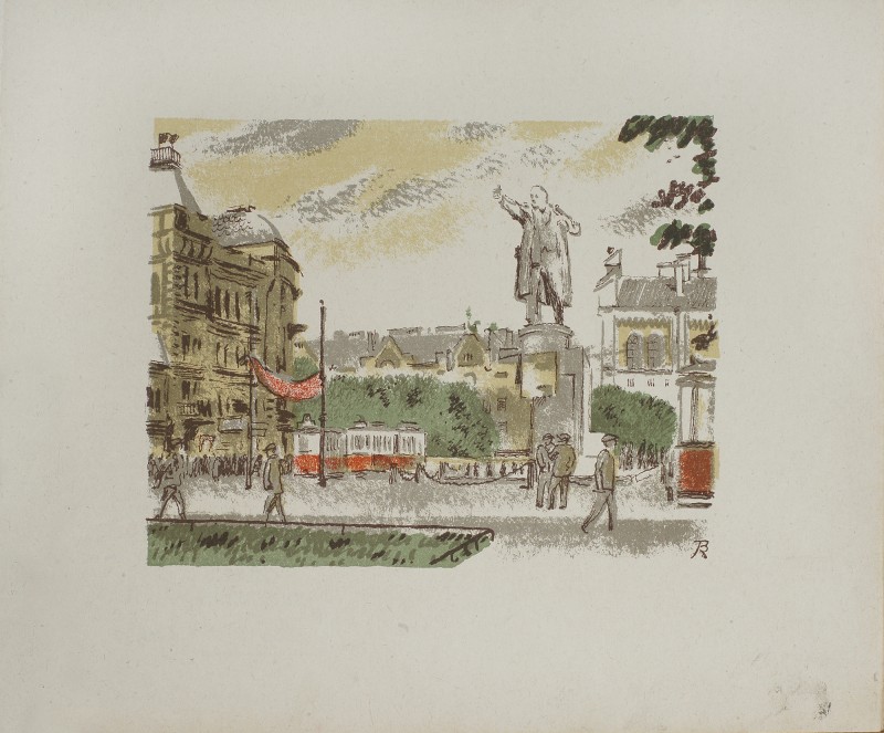 Пам’ятник Леніну на площі перед Фінляндським вокзалом