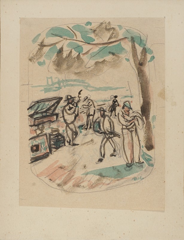 Ілюстрація до книги Є. Лисенкова «Французька графіка епохи імперіалізму»