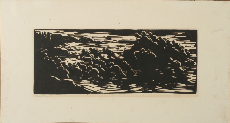 Переправа. Із серії «Солдатська бувальщина».