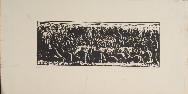 Мітинг. Із серії «Солдатська бувальщина».