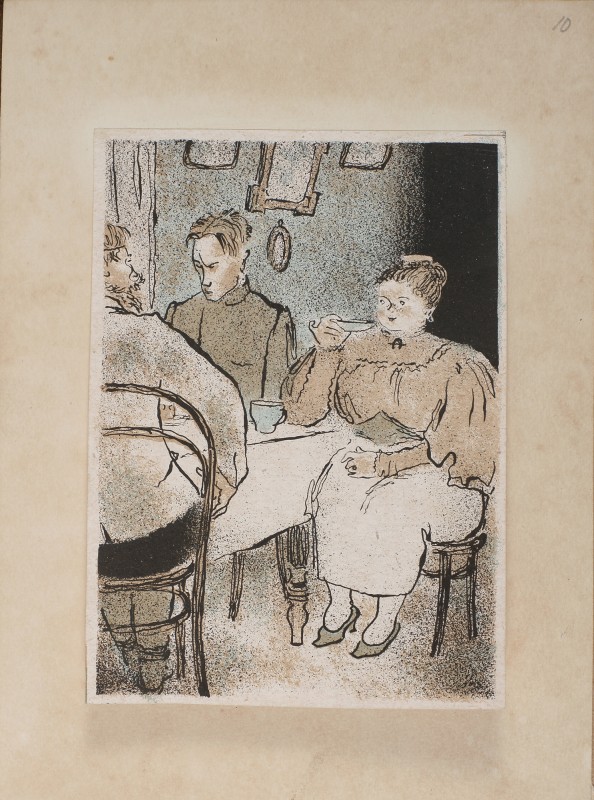 Ілюстрація до повісті М. Горького «Блакитне життя»