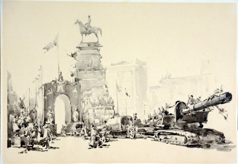 Софія зустрічає визволителів. Із серії «Дорогами війни»