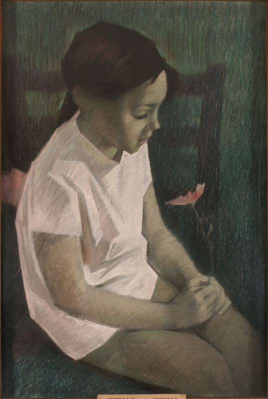 Дівчинка з квіткою