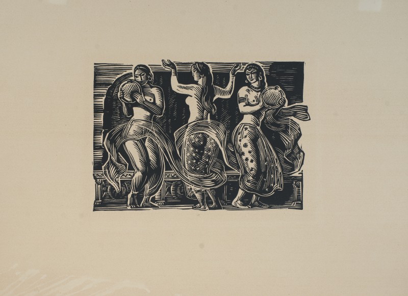 Ілюстрація до драматичної поеми І. Кочерги «Свіччине весілля». Танок невільниць