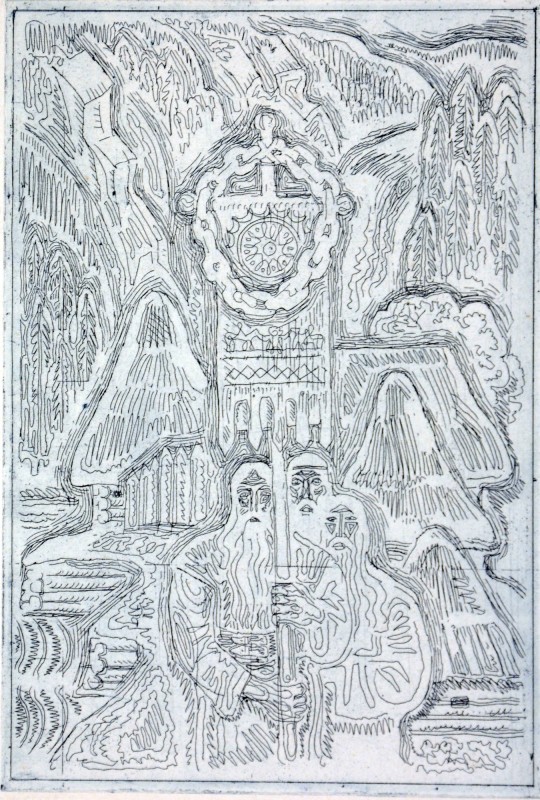 Ілюстрація до повісті І. Франка «Захар Беркут». Закличники