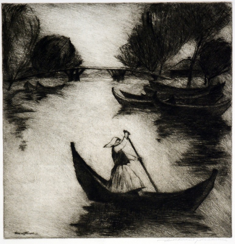 Вилково. Вечір