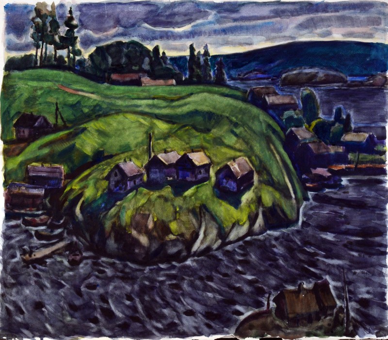 На Онезькому озері. Карелія