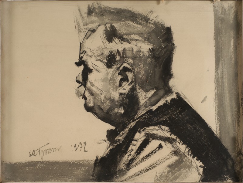 Портрет драматурга В. Мінько