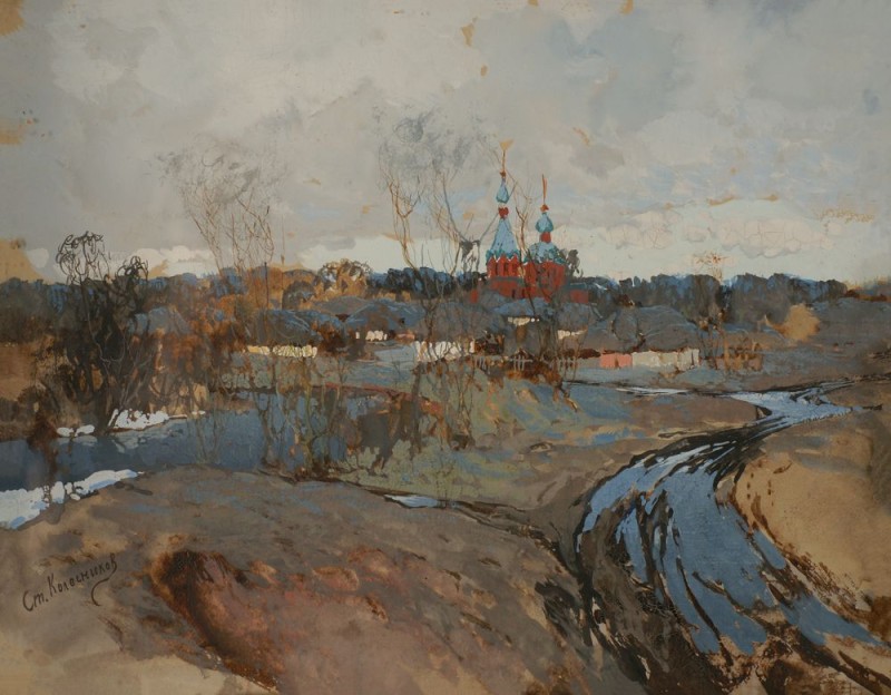 Пейзаж. Весняний етюд