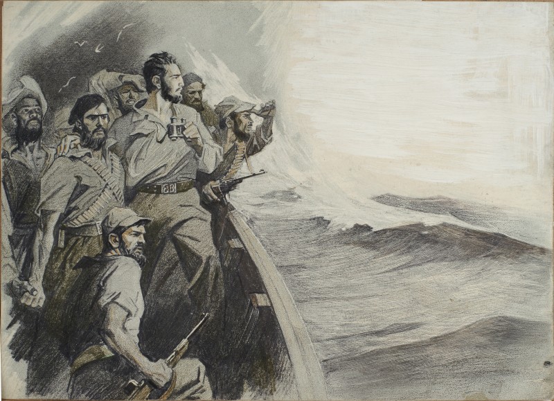 Ілюстрація до книги Б. Чалого «Балада про Чорнобородих»