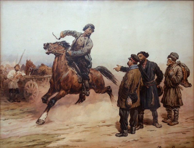 На кінному ярмарку