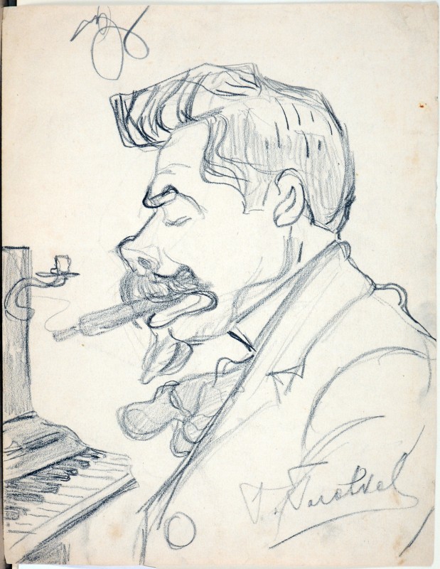 Шарж на Володимира Заузе