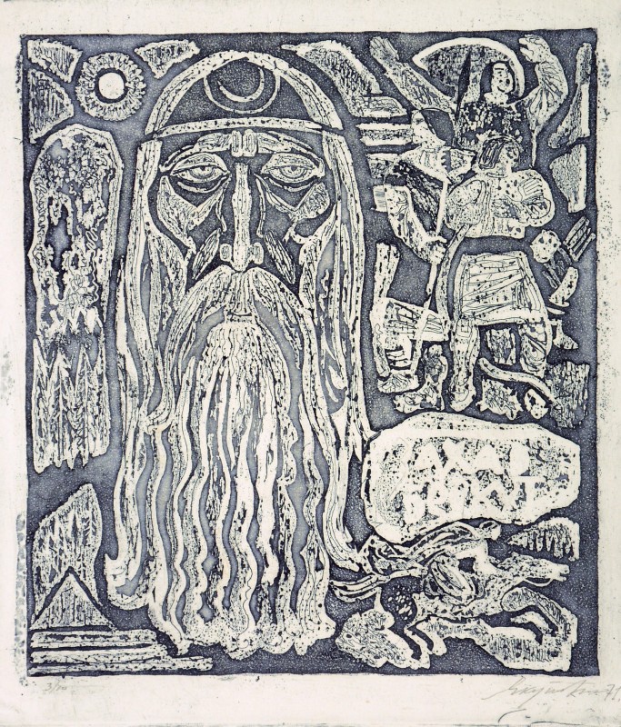 Ілюстрація до повісті І.Франка «Захар Беркут». Захар Беркут