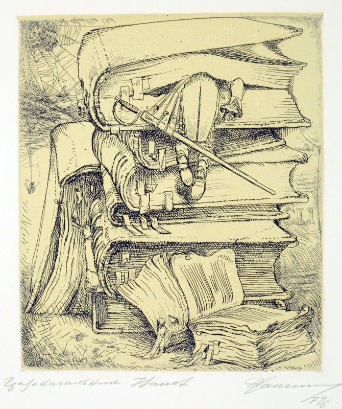 Ілюстрація до повісті М. Салтикова-Щедріна «Історія одного міста». Градоначальник Іванов