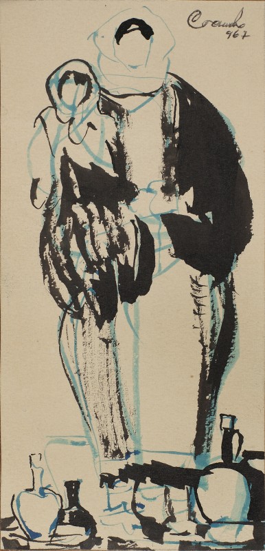 На базарі. Начерк