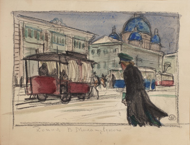 Петербург (копія з Добужинського)