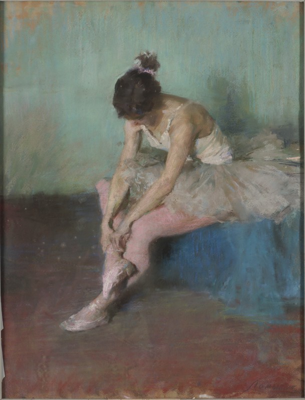 Балерина. Етюд до картини «Перед виступом»