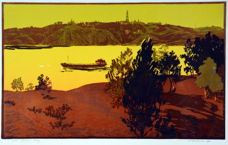 Київ. Літній вечір. Із серії «Київські пейзажі»