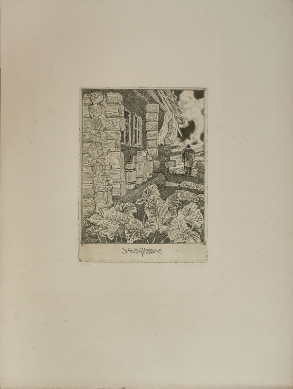 Ілюстрація до новели М. Черемшини «Чічка»