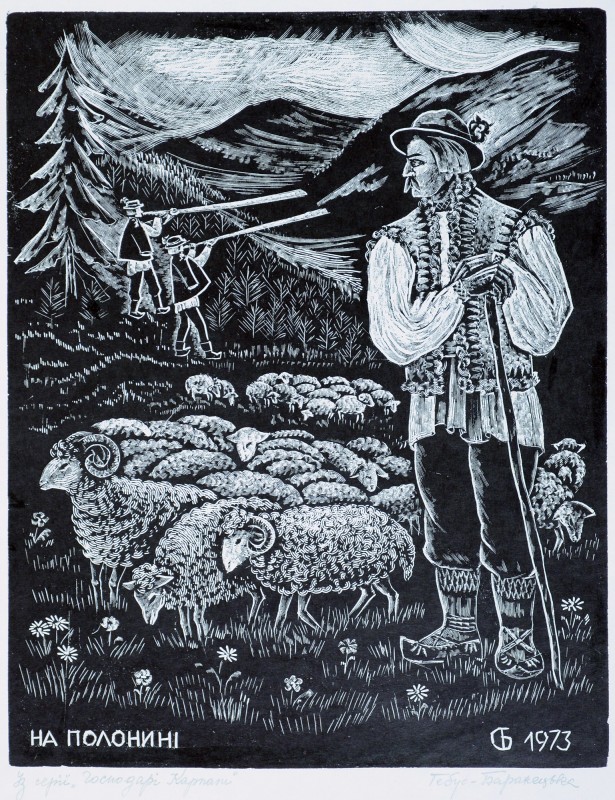 На полонині. Із серії «Господарі Карпат»