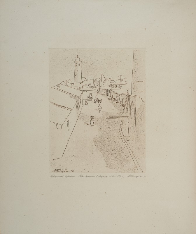 Хіва. Вуличка в старому місті