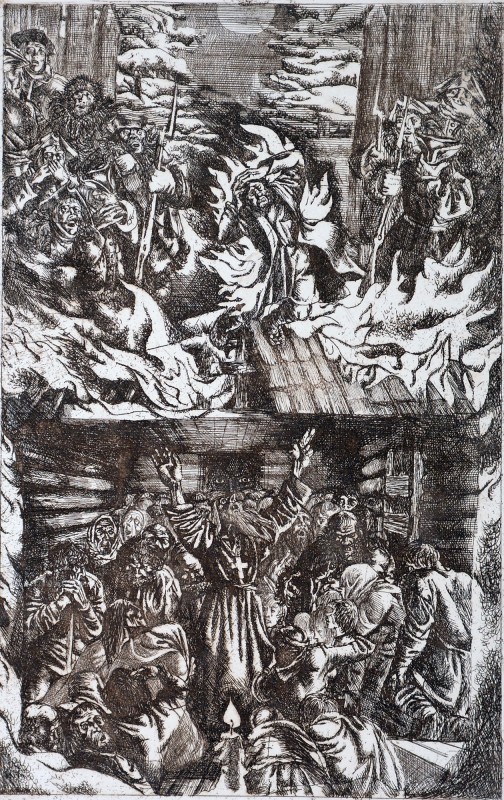 Старовіри. Ілюстрація до роману О. Толстого «Петро Перший»